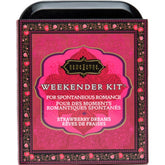 KAMASUTRA - WEEKENDER KIT IN STRAWBERRY TIN STRAWBERRY DREAMS